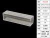 Caja Plástica Rectangular Transparente Caja Plástica Pequeña Caja de Empaque para Bastoncillos de Algodón Organizador de Almacenamiento de Objetos Pequeños con Tapa Ps Caja Pequeña Venta al por Mayor