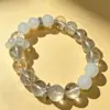 Pulseira Feminina de Cristal Transparente Fresca Novo Estilo Chinês Fio Único