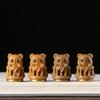 Sândalo verde/sândalo Artesanato DIY Escultura Criativa [Segurança de jornal de bambu] Sachê Divertido Joias Decoração Acessórios