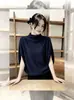 Ropa de Mujer Más Vendida 2026 Otoño Nueva Llegada Cuello Semi Alto Mangas Murciélago Tejido de Punto Holgado Adelgazante Moda Top de Manga Media