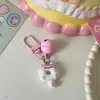Llavero con Anillo de Campana de Donut de Gato Lindo Campana de Mano para Bebé Llavero de Regalo para Estudiantes Niños