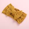 El Mejor Sombrero para Niños de Europa y América, Diadema Ancha Nudada para Bebé, Diadema de Jacquard de Nylon con Lazo para Niña, 33 Colores