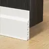 Tira de borracha à prova de som para fresta da porta do quarto Tira de vedação inferior da porta Tira inferior de porta autoadesiva à prova de insetos e som para vedação de fresta da porta