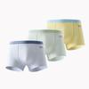 Roupa Íntima Infantil Algodão Puro Cor Lisa Verão Fina Boxer para Meninas Antibacteriano Respirável Boxer para Bebê