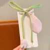 Pasador de Flor de Tulipán para Niña Nuevo de Verano Tocado para Niña Lazo para Niña Pasador Dulce Accesorios para el Cabello