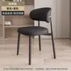 Silla de Comedor de Hierro Forjado Estilo Europeo para Uso Doméstico, Silla de Escritorio Simple con Asiento Acolchado, Silla de Comedor de Diseñador para Restaurante Hotel, Silla con Respaldo para Ocio