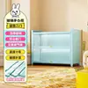 Estantería de acero con puertas de cristal, vitrina para figuras, estantería a prueba de polvo para uso doméstico, armario de almacenamiento para cajas sorpresa, armario metálico
