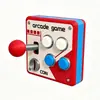 Painel de interruptores decorativo retrô tipo 86 para diversão em fliperama, interruptor de joystick modificado, painel de interruptores decorativo criativo
