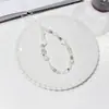 Pulseira de Coração Delicada Adequada para Capinha de Celular Menina ins Coração Contrastante Cor Mista Corrente de Miçangas Bolsa Acessórios Anti-perda