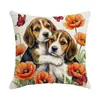 Funda de Almohada Retro de Animales Amazon Estilo Americano Tela para el Hogar Funda de Cojín Decorativa Funda de Cojín de Jardín Transfronteriza