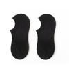 Calcetines de verano para hombre, finos, de color liso, combinables, de estilo sencillo, informales, de boca baja, de silicona, antideslizantes, de algodón.