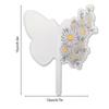 TYU006 acrílico Garden Garden Marker ground plug Garden Marker planta flower pot Marker