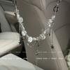 Colar de Corrente para Clavícula Feminina com Estrela, Borla e Pérolas Design Barroco Novo Colar de Pescoço Verão