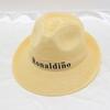 Chapéu de Palha Masculino de Verão para Pesca ao Ar Livre Aba Reta Sombreamento Protetor Solar Praia Litoral Chapéu Cowboy Ocidental Chapéu de Sol