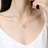 Diseño Original Unicornio de la Suerte Collar Estrella de Plata S925 Cadena para Clavícula Femenina Nicho Fresco Día de San Valentín para Novia