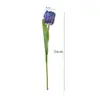 Tela de seda nueva, rama única, multicolor, loro, tulipán, flor artificial, decoración de boda para el hogar, tulipán flor falsa al por mayor