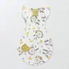 Manta Envolvente para Bebé Transpirable Saco de Dormir Envoltura para Bebé Algodón Puro Manos Arriba Recién Nacido Anti-Sobresalto Primavera/Verano Estilo Rindición Manta Anti-Patadas