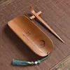 Juego de Té de Bambú Ceremonia del Té Juego de Tres Piezas Esterilla para Té Soporte para Paño de Té Cuchara para Té Pinzas para Té Loto de Té Juego de Té Kung Fu Accesorios para Ceremonia del Té