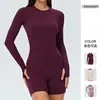 Macacão de yoga feminino transfronteiriço com costas bonitas, almofadas de peito removíveis, roupa de ginástica justa, macacão esportivo com cintura em V nas costas