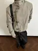 Chaqueta de solapa con hebilla de avión desgastada estilo americano para hombres y mujeres, adecuada para primavera y otoño, abrigo casual de trabajo vintage retro americano
