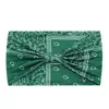 Faixa de Cabelo Elástica com Flor de Caju, Faixa de Cabelo com Estampa Boêmia, Lenço de Cabeça Esportivo Europeu e Americano para Yoga, Acessório de Cabelo Amarrado Absorvente de Suor