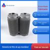 Filtro de fusão de aço inoxidável bocal roscado filtro de emulsão fibra química partícula plástica núcleo de filtro