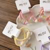 Lindos coleteros transparentes de dibujos animados para niños, diademas de mariposa arcoíris y accesorios para el cabello para niñas para primavera y verano.