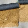 Telhado de palha artificial simulada em liga de alumínio, à prova de fogo e anticorrosivo, cor amarelo arroz, por metro quadrado, outras opções.