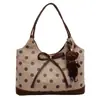 Bolso de mano de lunares de nicho estilo coreano para mujer, nuevo bolso de hombro versátil para otoño e invierno 2026, bolso tipo cubo de axila moderno y simple