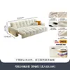 Oso de Invierno Estilo Crema Francesa Cama Sofá Eléctrica Doble Propósito Multifuncional Retráctil Sala de Estar Apartamento Pequeño Sofá de Tela Puff