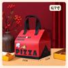 Bolsa Conservadora de Calor para Pizza Bolsa Especial para Llevar Bolsa Desechable de Papel Aluminio para Conservación de Calor Bolsa de Mano Extragrande para Hornear Pastel