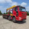 Reboques de Resgate para Limpeza de Estradas Podem Ser Exportados para Caminhões de Limpeza de Estradas Pequenos de Três Eixos Jiefang com Guindastes Xcmg de 12 Toneladas para Múltiplos Usos em Um Veículo