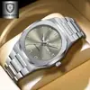 Comercio Exterior Al Por Mayor Transfronterizo Reloj Mecánico de Imitación para Hombre Reloj Impermeable Esfera Árabe Reloj de Cuarzo de Aleación de Gama Alta