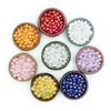 Cuentas de Color Mágico Acrílico Transparentes con Agujero Recto Cuentas de Colores para Pulseras de Cuentas Hechas a Mano Accesorios de Joyería Cuentas Rojas Populares en Vivo por Internet