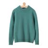 Suéter infantil de gola alta em cashmere para meninos e meninas, suéter quentinho para usar por baixo de outras peças, suéter de cashmere tricotado para bebês, moderno e estiloso.