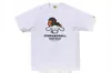 Camiseta de Manga Corta de Verano Hellokitty25 Estilo Nuevo Estampado de Letras Milo Corte Holgado para Hombres y Mujeres Parejas