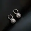 Brilho PérolaSimples e elegante para o trajeto, brinco de clipe de pérola de alta qualidade, espiral, sem furo, suave