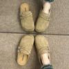 Nuevos Zapatos Birkenstock de Dos Vías Super Populares para Mujer Primavera/Verano 2025 Moda Versátil Suela Gruesa Modernos Mocasines Cerrados para Mujer