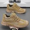 Zapatos de protección laboral zapatos de hombre primavera nuevo transpirable obra construcción antideslizante resistente al desgaste tenis zapatos casuales de trabajo zapatos de senderismo