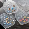 Nueva Serie Océano Molde de Silicona para Uñas con Forma de Corazón Pez Dorado Concha Caballito de Mar Molde de Tallado 3D DIY Venta al por Mayor