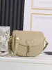 Modelo Transfronteiriço Dijia Bobby Alça de Ombro Meia-Lua Couro Genuíno Alça Ajustável Bolsa Diagonal para Sobrancelha Fábrica Estoque Pronto