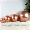 Globos de látex metálicos de 18 pulgadas para decoración de fiestas de cumpleaños, arreglos para bodas, ceremonias de apertura, globos cromados para bodas.
