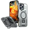 Funda para iPhone 16 Pro Max Mecha Wind Transfronteriza Europea y Americana Soporte para Lente Carga Magnética Apple 15
