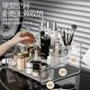 Caja de Almacenamiento para Cosméticos Escritorio Tocador Encimera Acrílico Transparente Escalonado Multicapa Productos para el Cuidado de la Piel Organizador de Perfumes