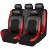 Comercio Electrónico Transfronterizo Europa Rusia Estilo Más Vendido Tela de Malla de Cuero Funda para Asiento de Coche Funda de Asiento Universal Transpirable Cobertura Completa