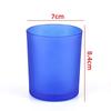 Fábrica por atacado vela copo colorido recipiente de vidro interior romântico romântico recipiente porta-velas aromaterapia caseiro copo de vela