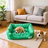 Cama para Perro y Gato de Tela Oxford, Adecuada para Todas las Estaciones, Cama para Mascotas Resistente a Desgarros y Mordeduras, Resistente a los Arañazos, Resistente al Desgaste, Esterilla Impermeable para Perros, Suministros para Mascotas