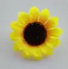 Cabeza de Girasol Simulada de 6 cm, Girasol de Seda, Flor Artificial Decorativa Hecha a Mano para Bricolaje, Accesorios Florales en Múltiples Colores