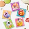 Bolsa de Embalaje para Dulces Copo de Nieve de Halloween Nueva Transparente Autoadhesiva para Galletas Nuga de Arándano Autosellable