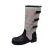 Novedades en Stock: Botas Martin Estilo Coreano Nuevas para Mujer Otoño Temprano 2026, Tacón Grueso, Hebilla de Cinturón, Botas de Motocicleta, Botines Versátiles